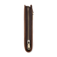 Coffee zip travel business portfolio zipper side view