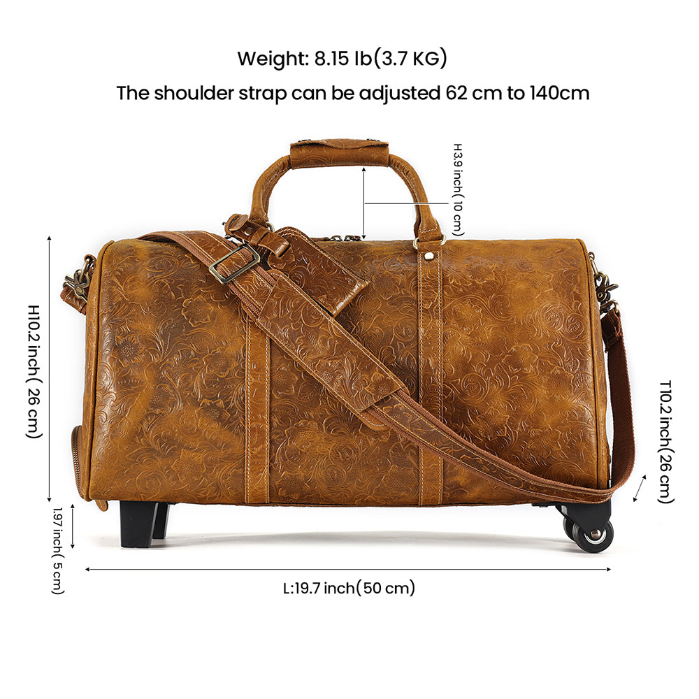 Additional product view of The Archive Patterned Leather Weekender