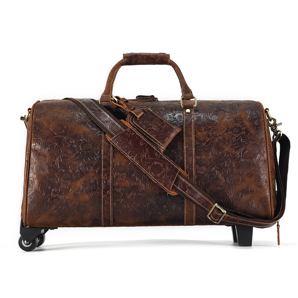 Additional product view of The Archive Patterned Leather Weekender
