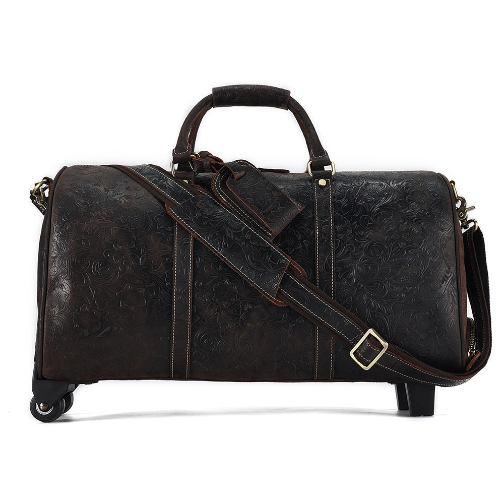 Additional product view of The Archive Patterned Leather Weekender
