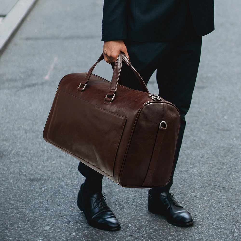 Additional product view of The Mercer Structured Leather Duffle