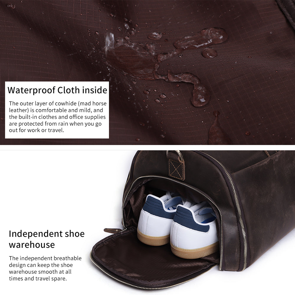Additional product view of The Passage Long Leather Travel Bag
