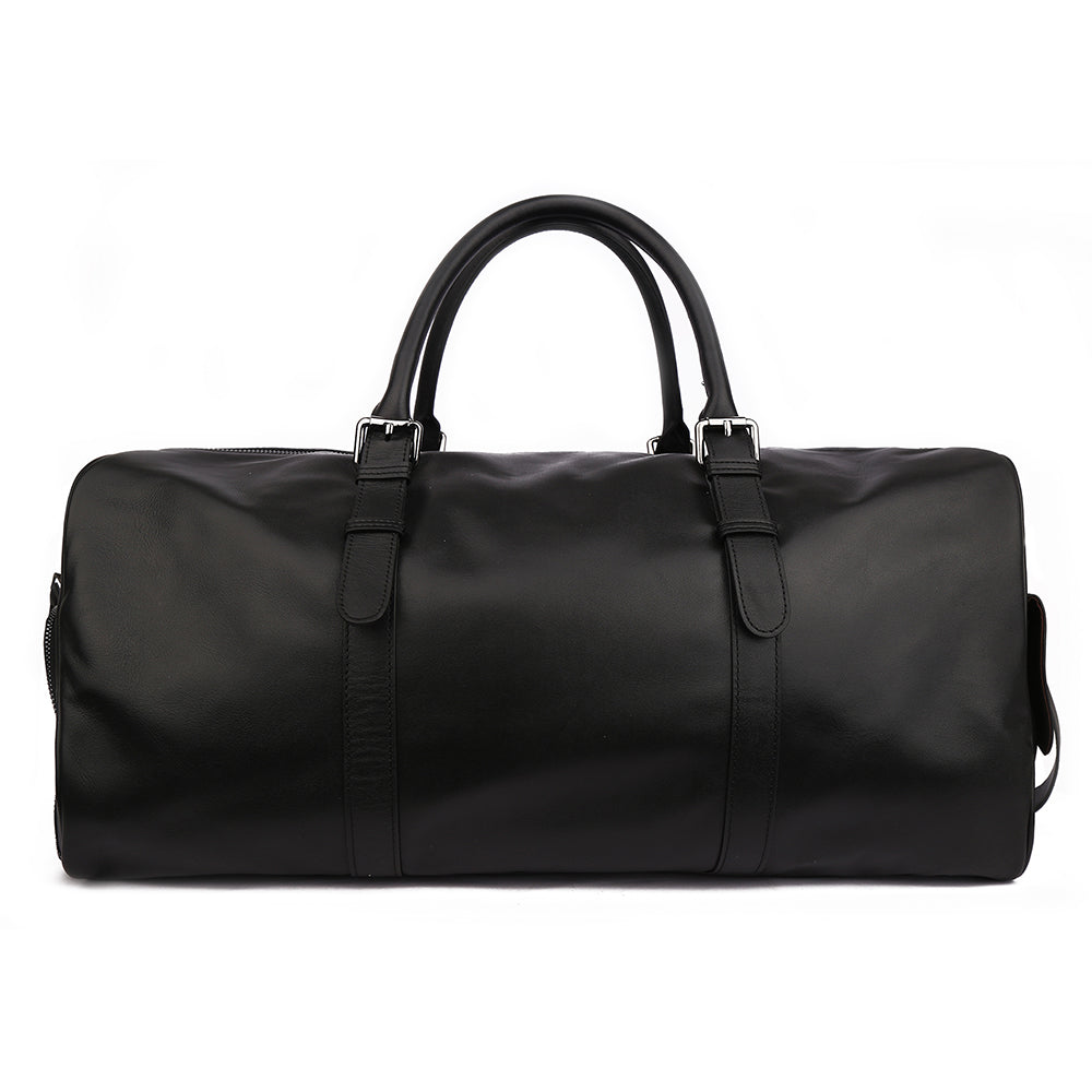 Additional product view of The Expedition Black Leather Weekender
