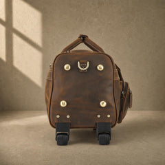 The Executive Rolling Leather Duffle