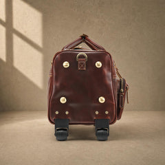 The Executive Rolling Leather Duffle