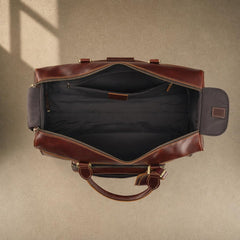 The Executive Rolling Leather Duffle