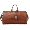 Front product view of The Charter Classic Leather Weekender