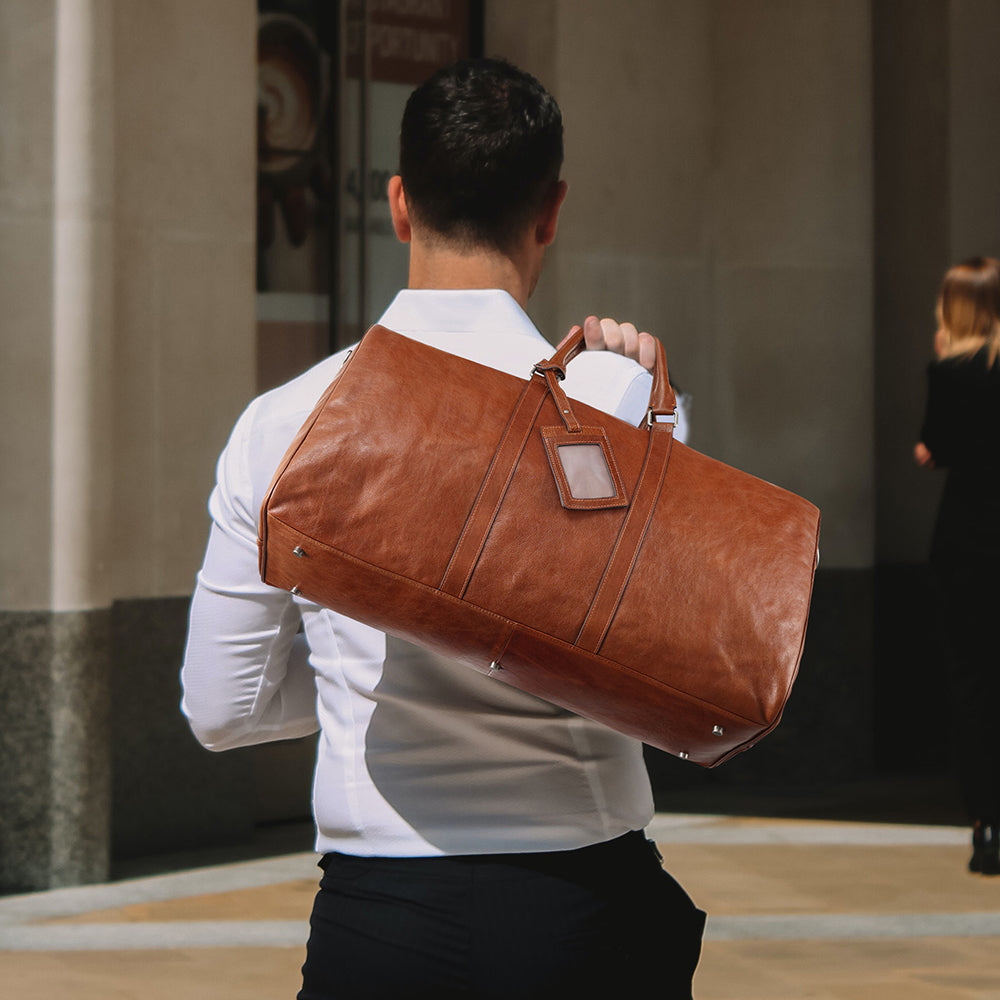Additional product view of The Charter Classic Leather Weekender