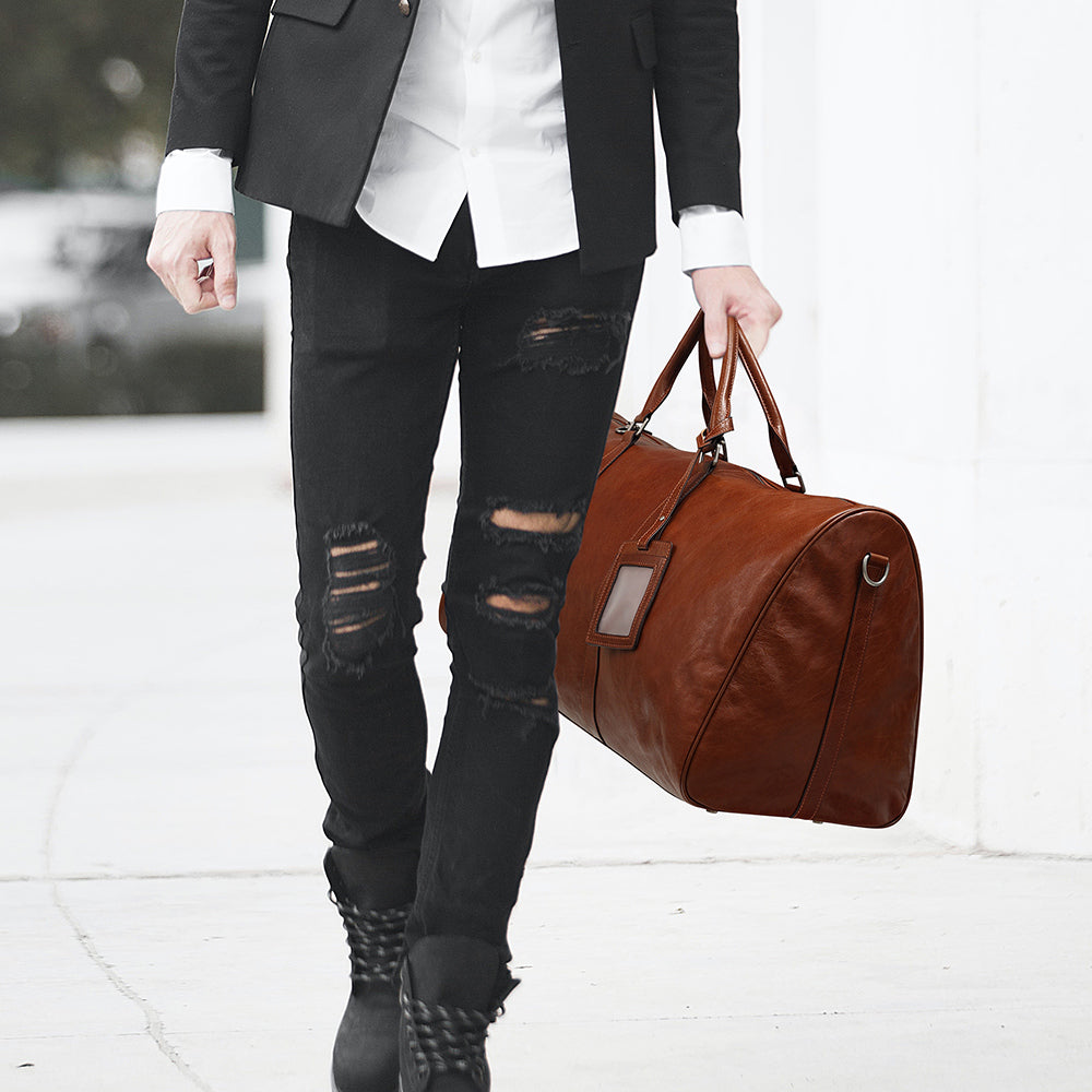 Additional product view of The Charter Classic Leather Weekender