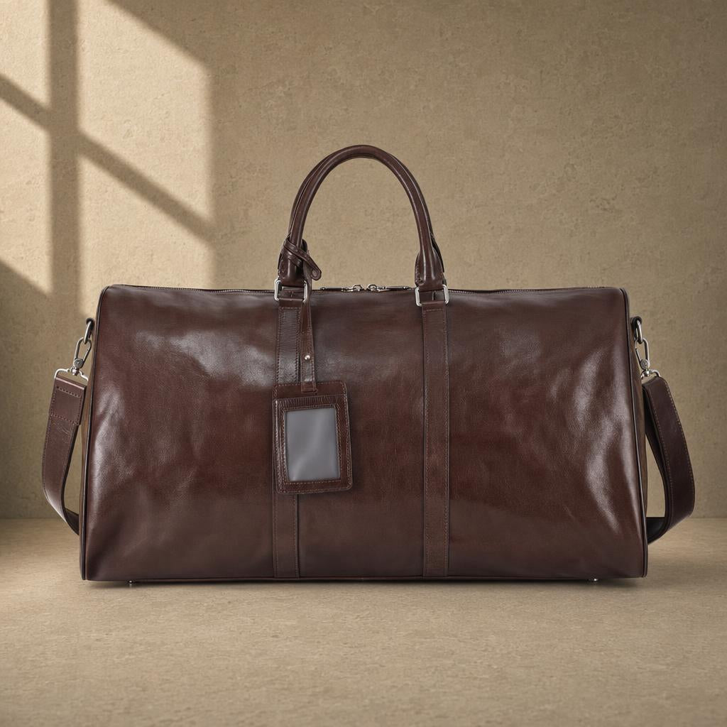 The Expedition Leather Travel Duffle