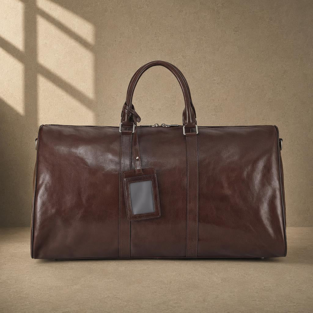 The Expedition Leather Travel Duffle