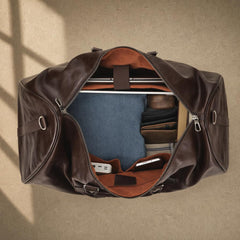 The Expedition Leather Travel Duffle