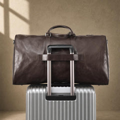 The Expedition Leather Travel Duffle