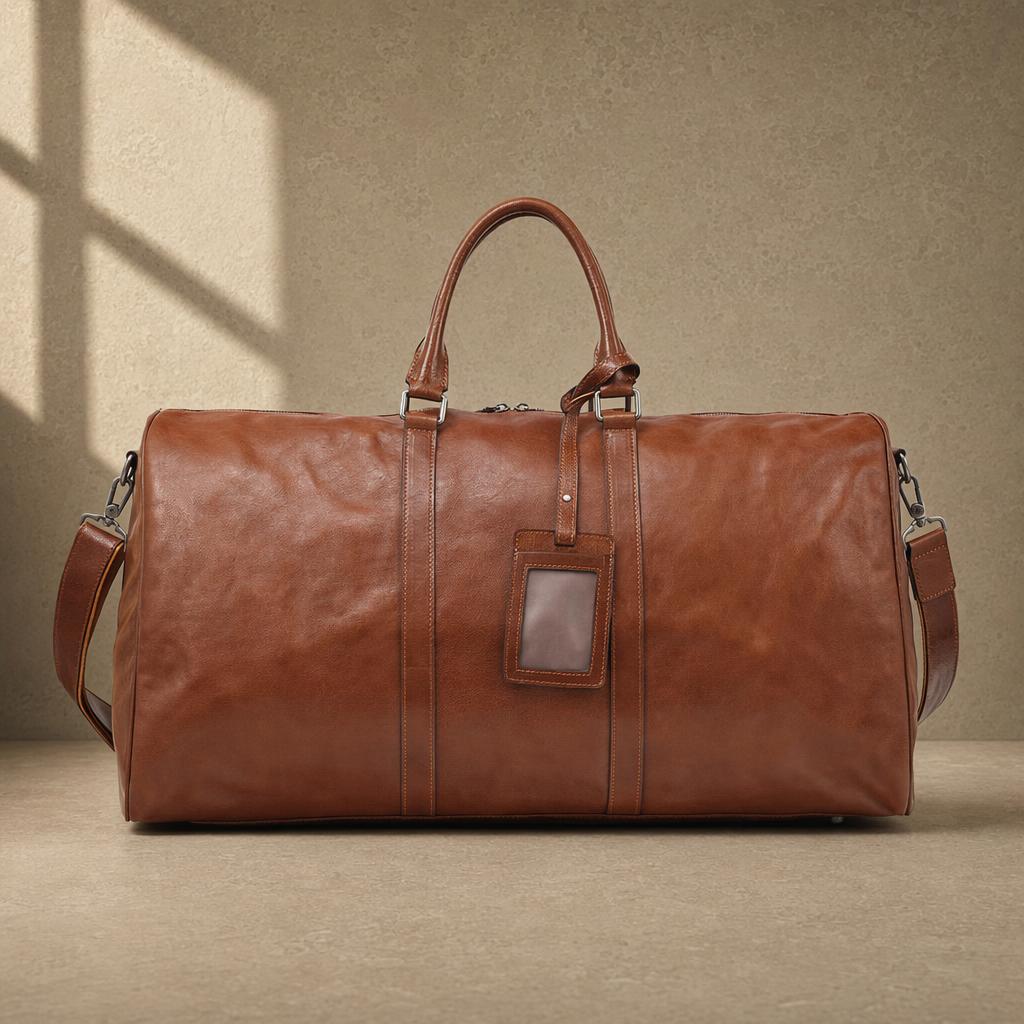 The Expedition Leather Travel Duffle