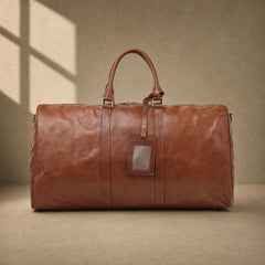 The Expedition Leather Travel Duffle
