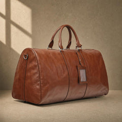 The Expedition Leather Travel Duffle