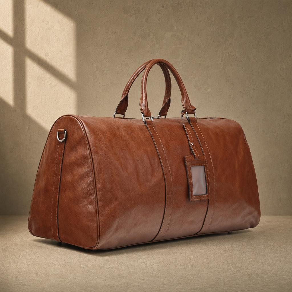 The Expedition Leather Travel Duffle