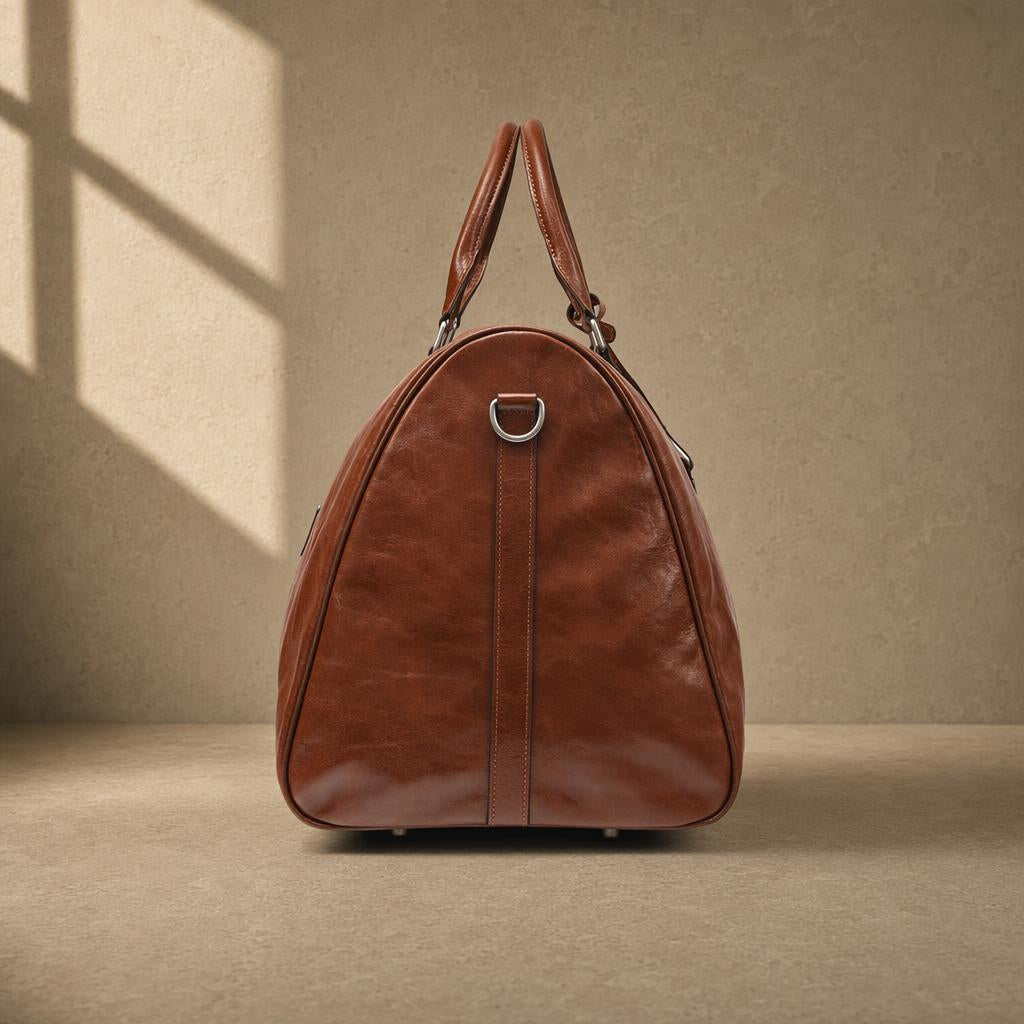 The Expedition Leather Travel Duffle