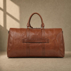 The Expedition Leather Travel Duffle