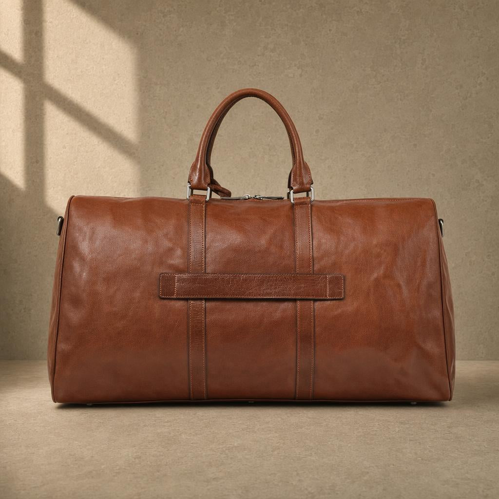 The Expedition Leather Travel Duffle