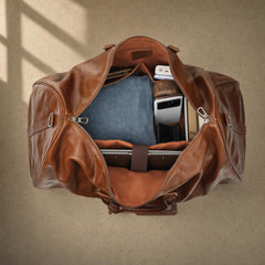 The Expedition Leather Travel Duffle