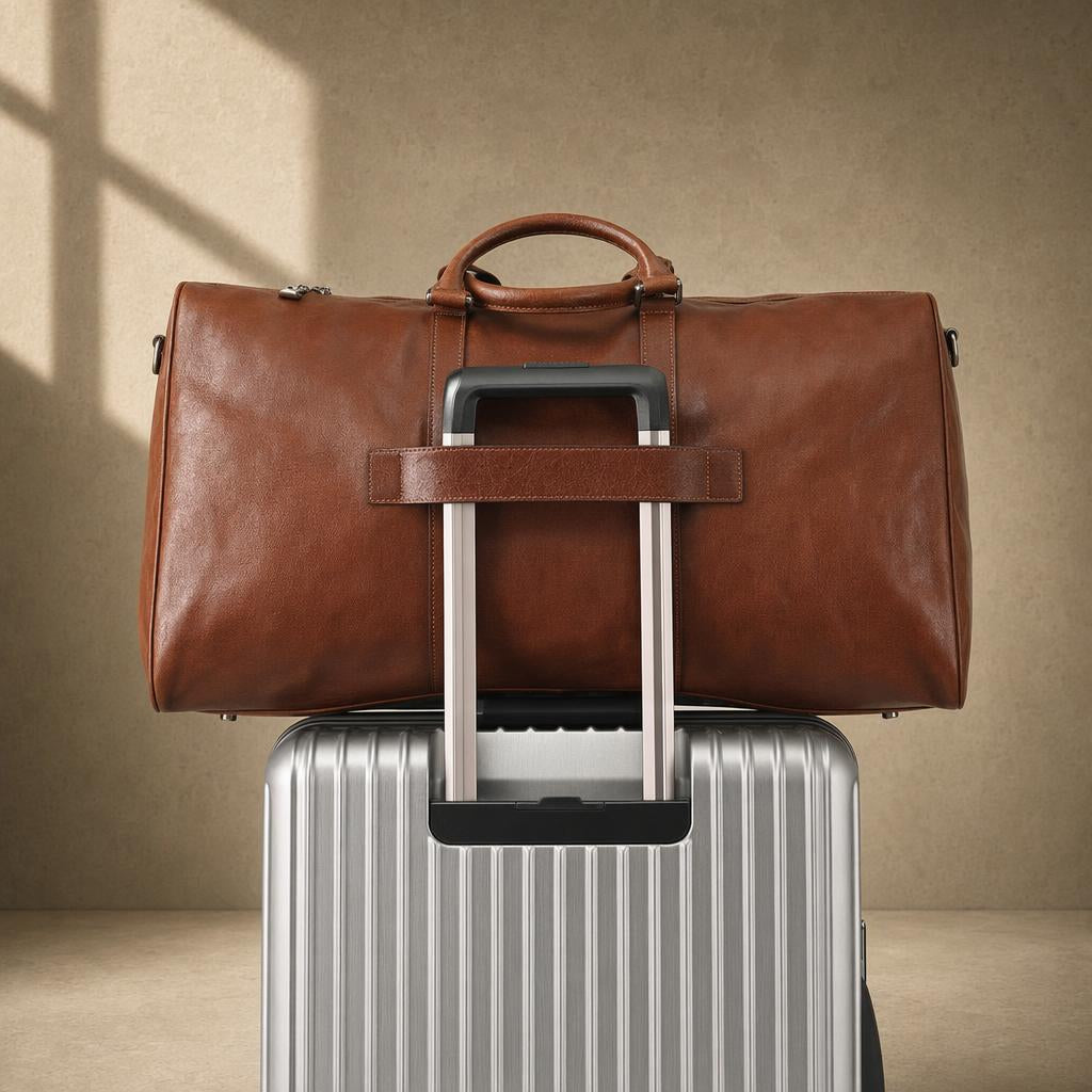 The Expedition Leather Travel Duffle