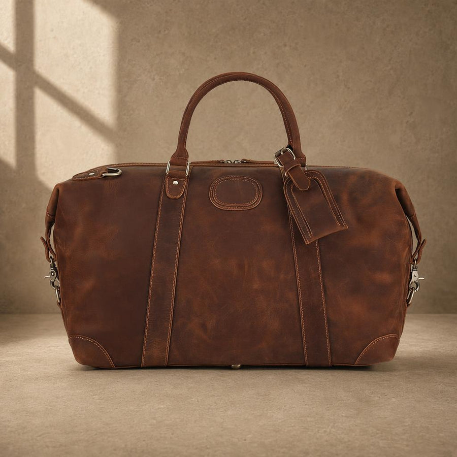 The Pioneer Leather Weekender Duffle