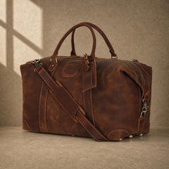 The Pioneer Leather Weekender Duffle