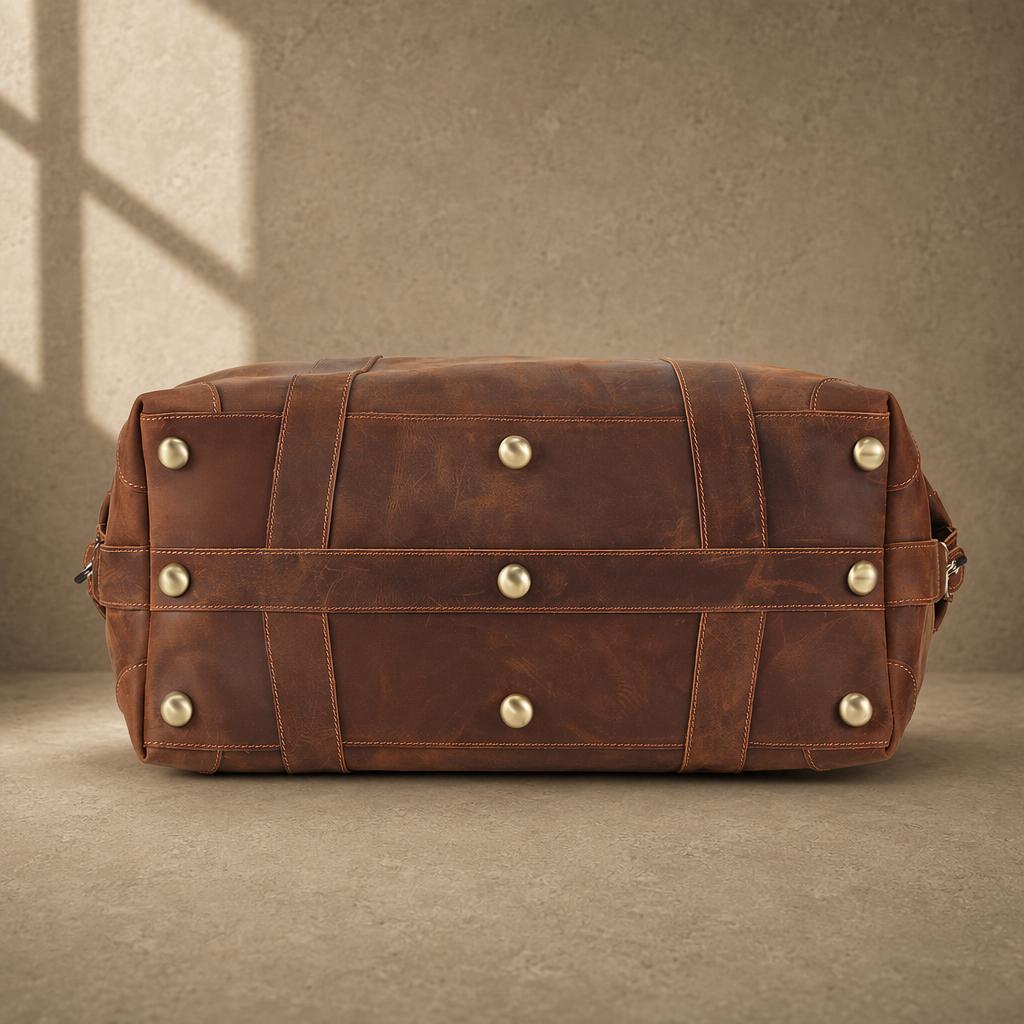 The Pioneer Leather Weekender Duffle