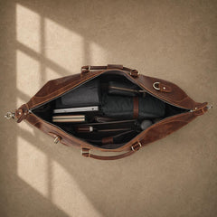 The Pioneer Leather Weekender Duffle