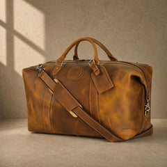 The Pioneer Leather Weekender Duffle