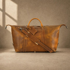 The Pioneer Leather Weekender Duffle