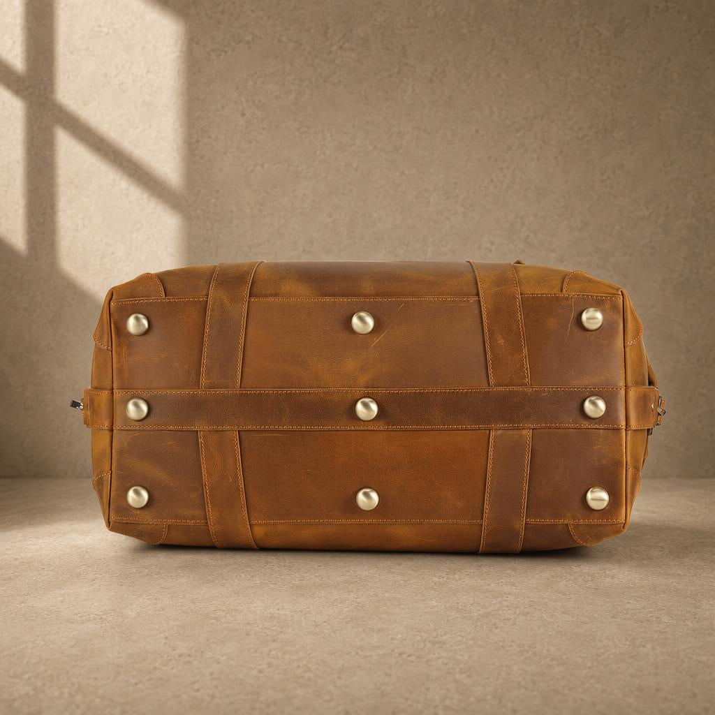 The Pioneer Leather Weekender Duffle