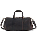 Front product view of The Relay Slim Leather Weekender