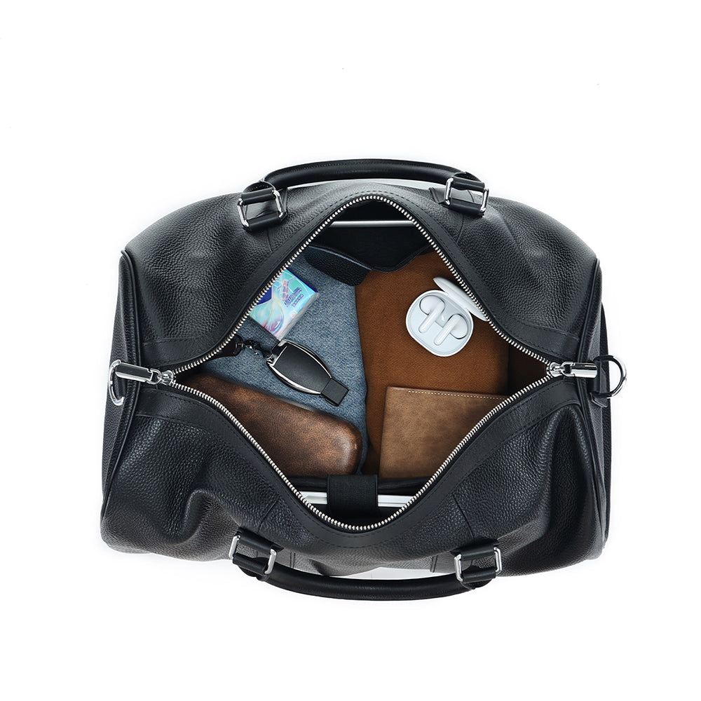 Additional product view of The Grain Pebbled Black Weekender
