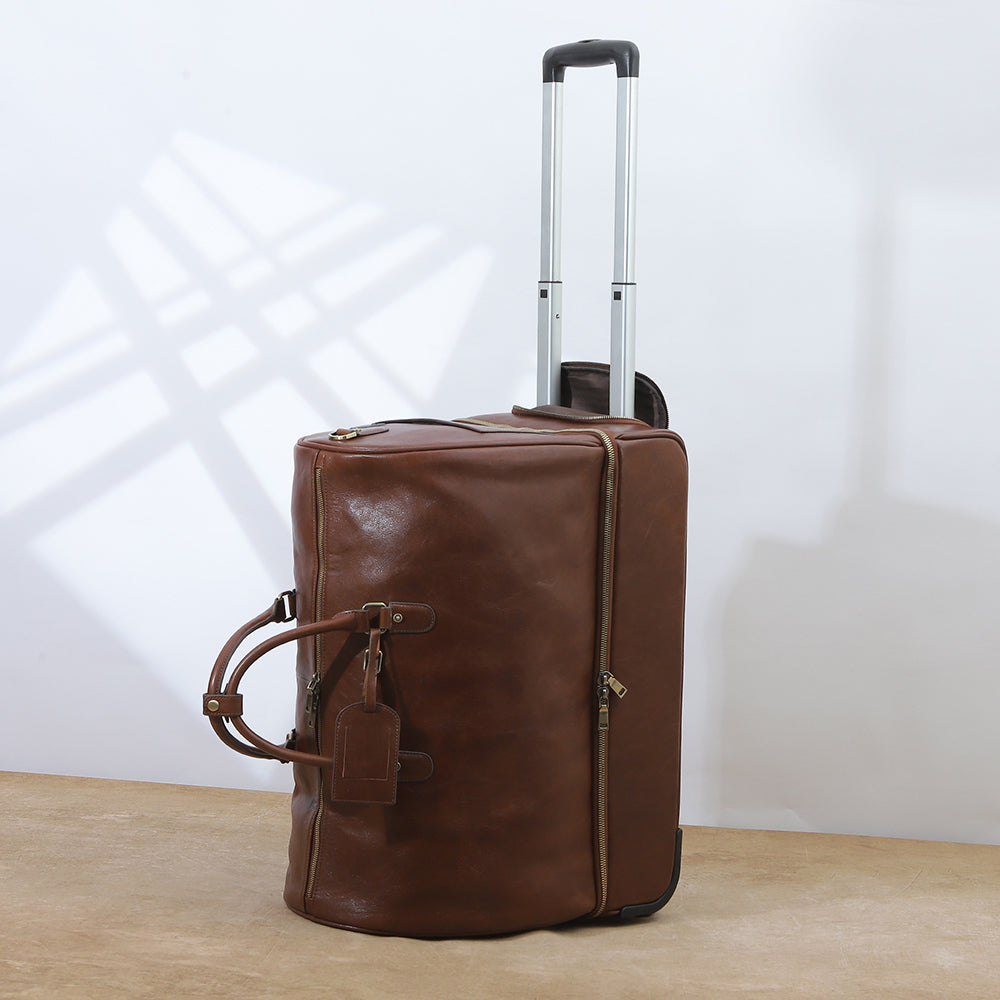 Additional product view of The Journey Rolling Leather Duffle