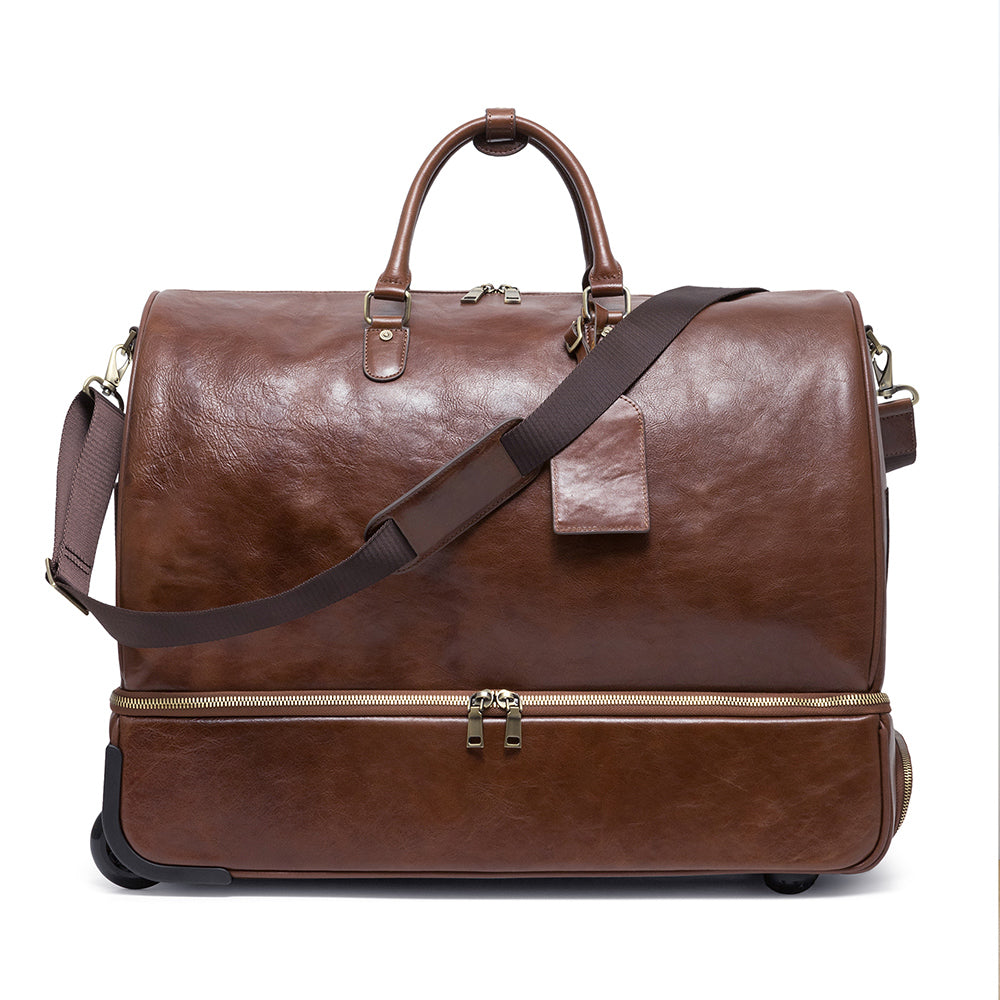Additional product view of The Journey Rolling Leather Duffle