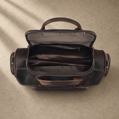 Crazy Horse Leather Weekender Duffle