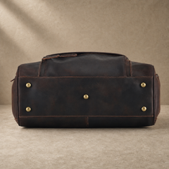 Crazy Horse Leather Weekender Duffle