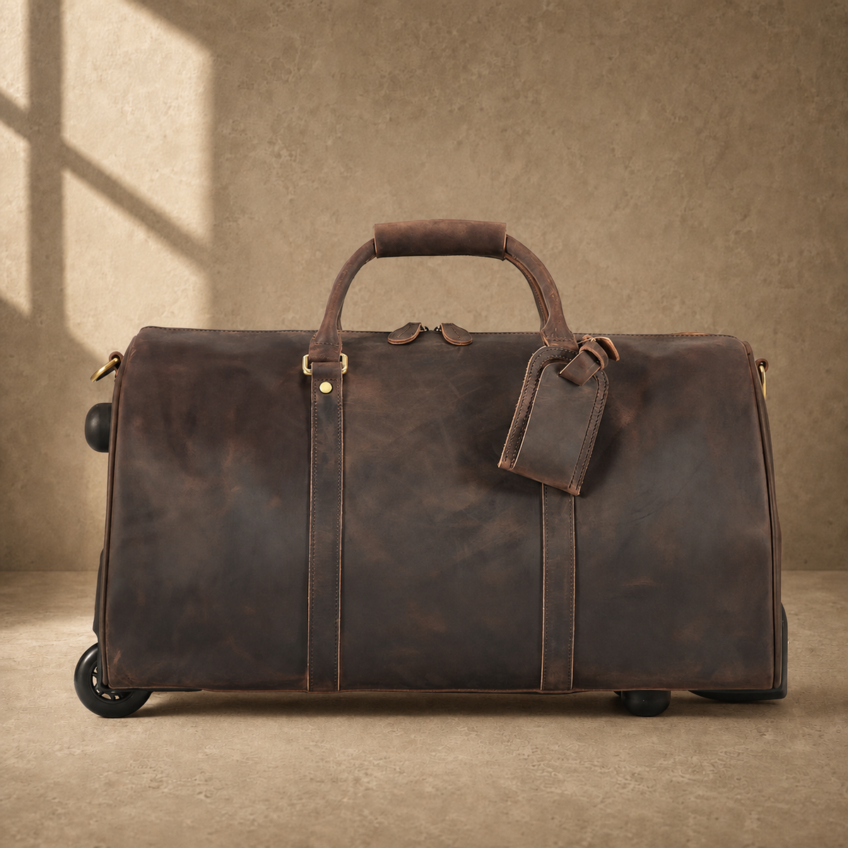 Coffee Crazy Horse Rolling Weekender