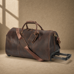 Coffee Crazy Horse Rolling Weekender